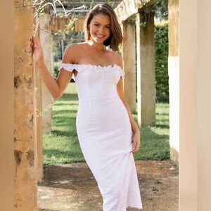 Petal and Pup white dress